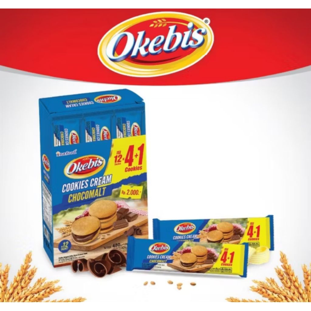 

okebis cookies cream chocomalt perdus
