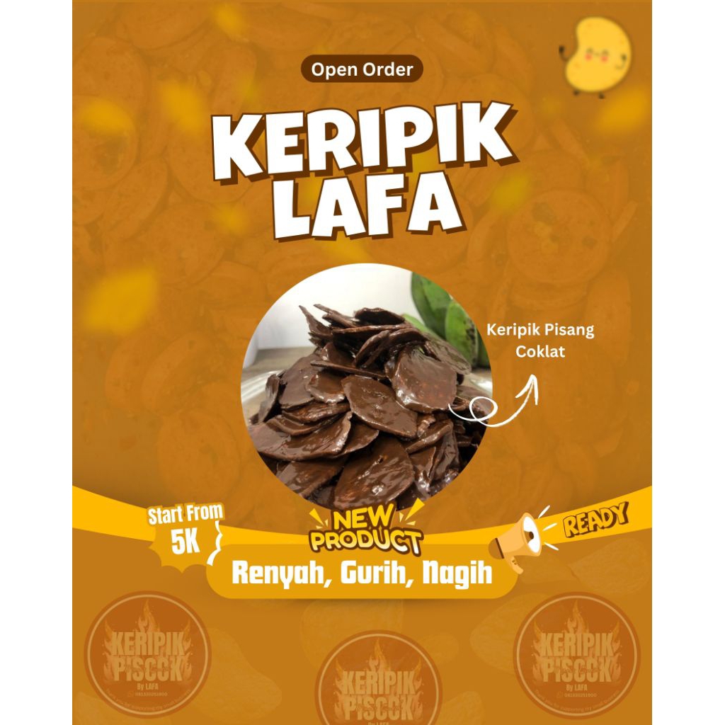 

KERIPIK PISANG COKLAT LUMER MANIS GURIH