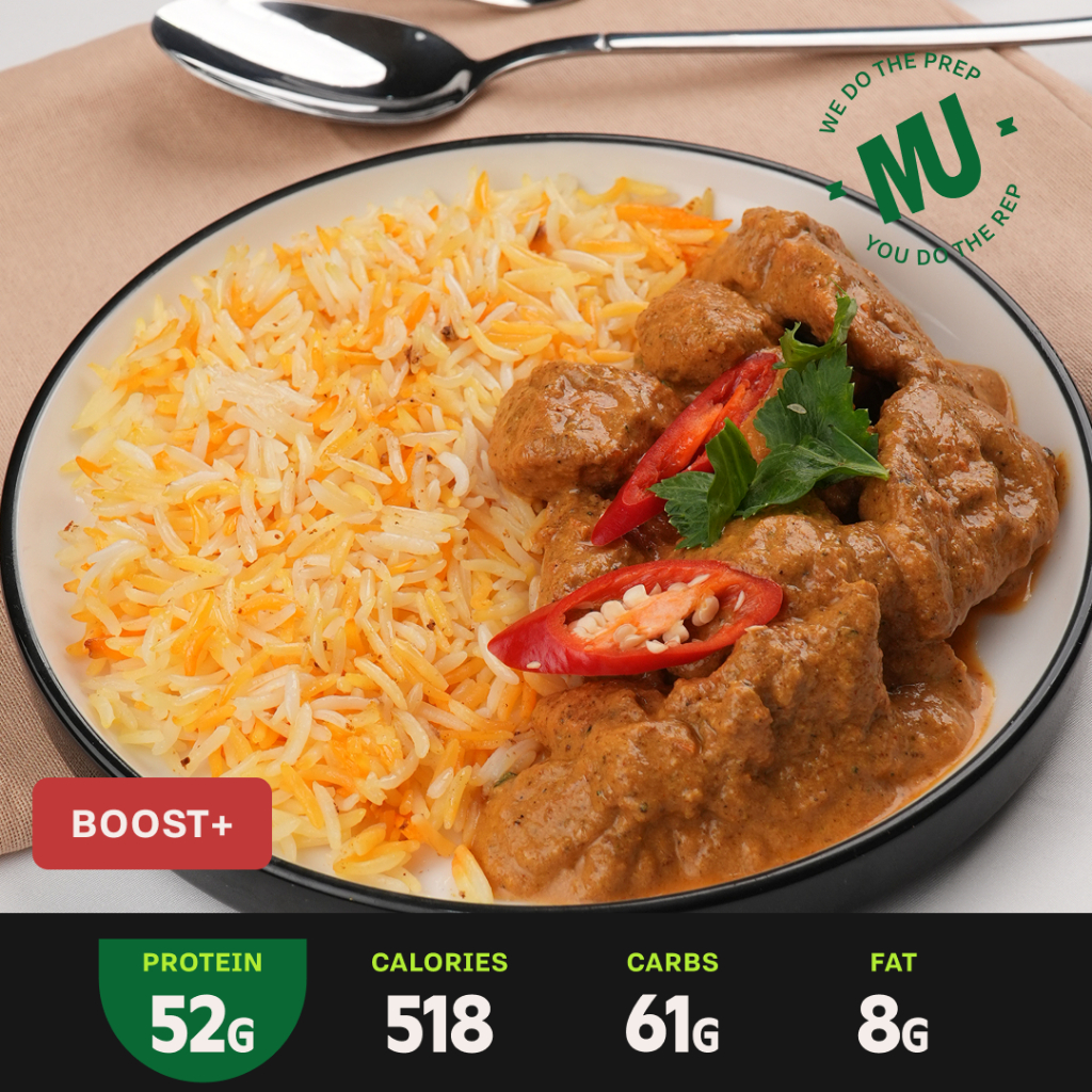 

Muscle Up Kitchen - Chicken Tikka Masala - 52g Protein