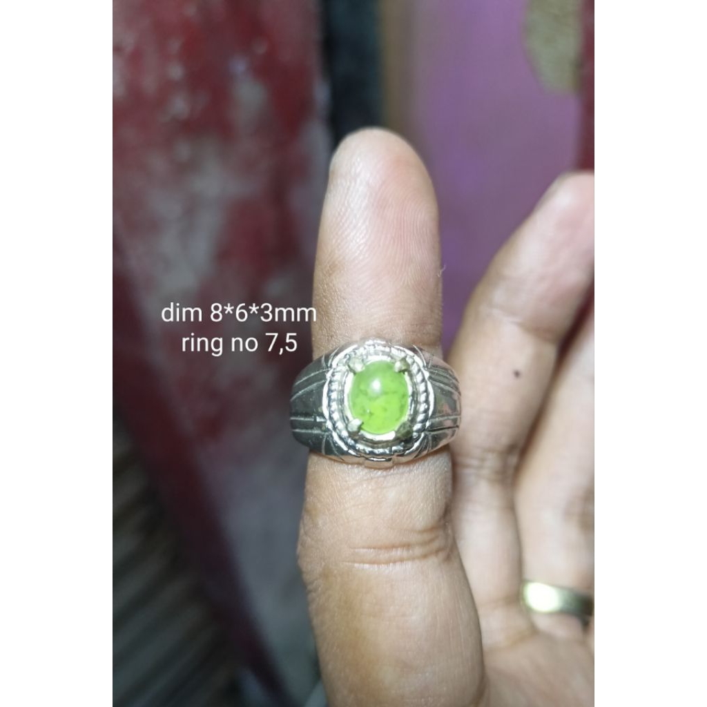 Cincin batu akik sungai Dareh idocrase Aceh biosolar Aceh batu akik solar Aceh