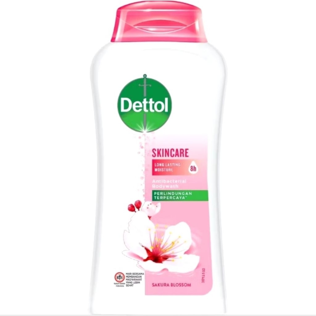 Dettol botol sabun mandi cair anti bakteri 300gr