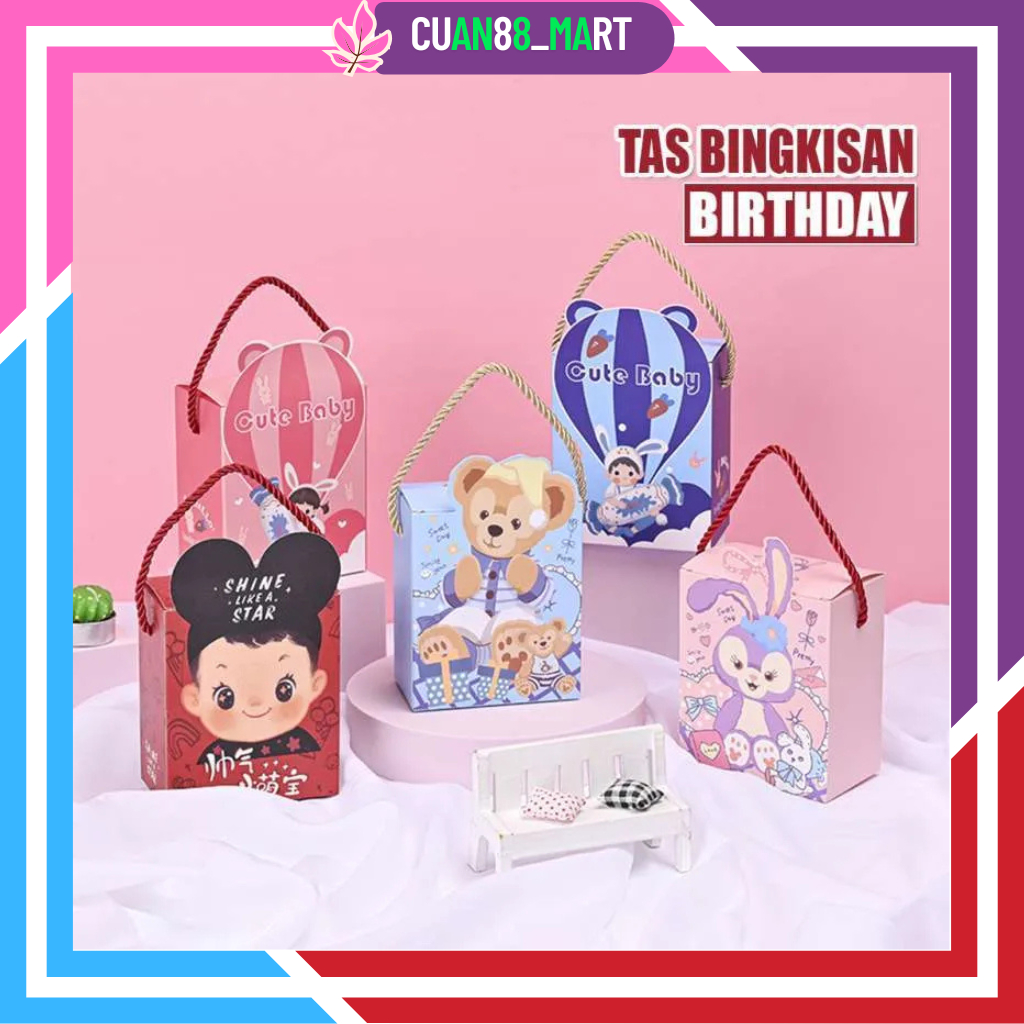

【COD】【TERMURAH】Paper Bag Ulang Tahun Anak / Goodie Bag Ulang Tahun / Tas Bingkisan Birthday / Goodie Bag Karakter Kartun Lucu