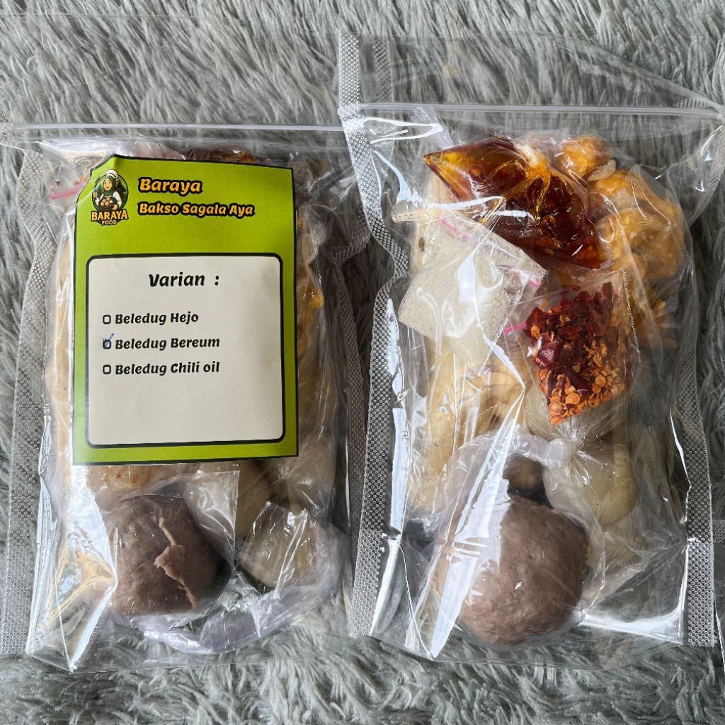 

BARAYA FOOD, Baso sagala aya variant Sambal Beledug beureum