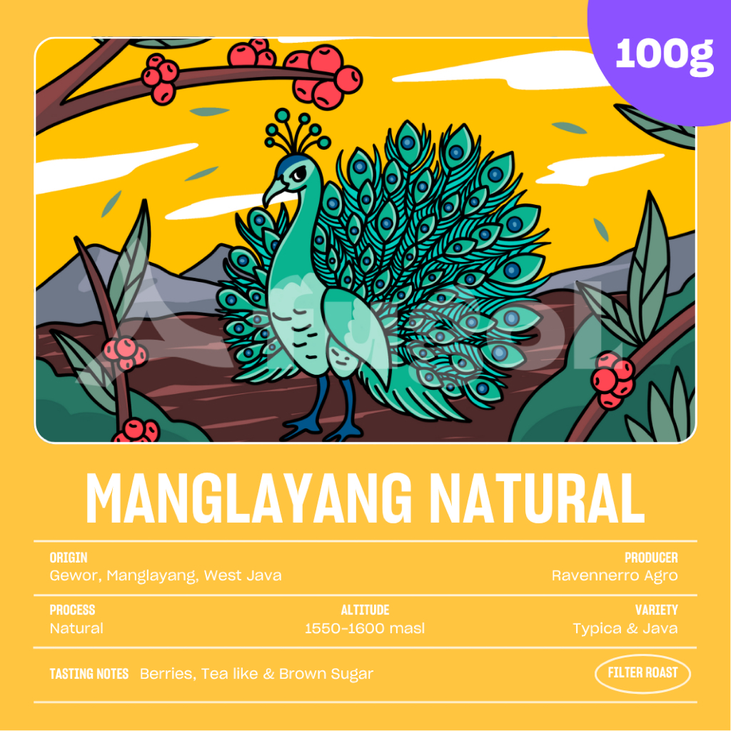 

Biji Kopi Arabika West Java Manglayang Natural (100 gram) Specialty Arabica Coffee