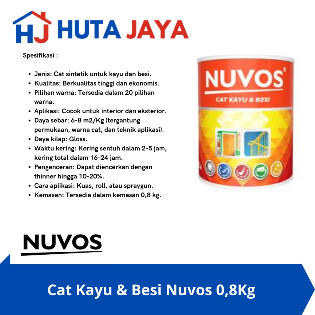 

Cat Minyak Kayu & Besi 0,8