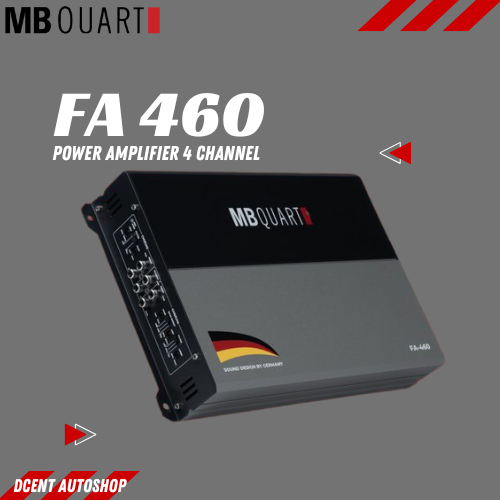 Power Amplifier Mobil MB Quart - Power Amplifier FA 460 - 4 Channel - Premium Quality