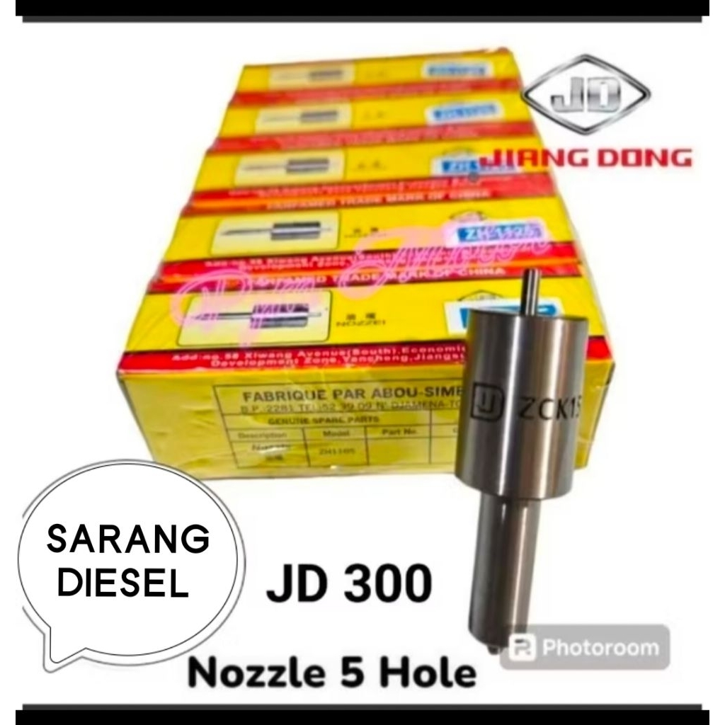 NOZZLE JIANGDONG JD 300 NOKSEL 5 HOLE MESIN ( 30 PK ) JD 300 ORIGINAL JIANGDONG
