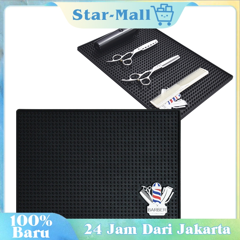 Barber Mat Anti Slip / Alas Meja Barbershop / Tatakan Meja Anti Slip