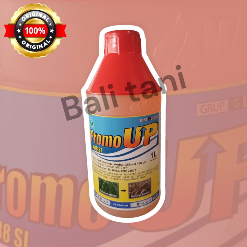 promo up 488SL [1 liter] + metil metsulforon - herbisida sistemik -efektif untuk mengendalikan gulma