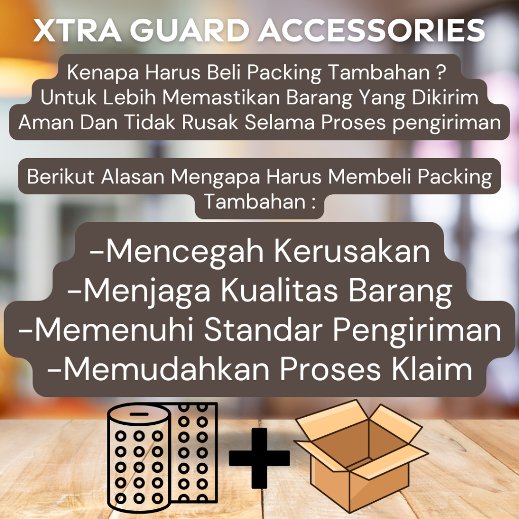 

PACKING TAMBAHAN BIAR AMAN