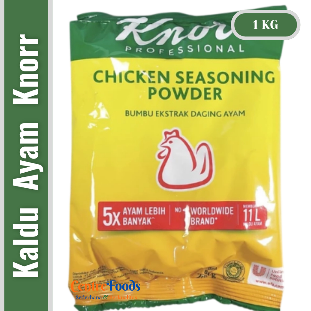 

Bumbu Kaldu Ekstrak Ayam - Chicken Seasoning Powder KNORR | 1 Kg [ Harga Per BKS ]