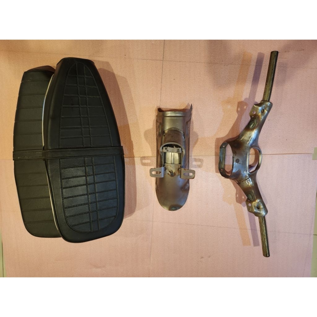 PAKETAN MURAH STANG C70 + JOK MOTOR C70 + SLEBOR/SPAKBOR BAHAN
