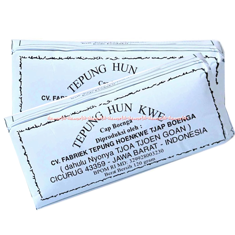 

RB Tepung Hun Kwe 120gr Cap Boenga Hoenkwe Tjap Bunga Tepung Kue 120 gram Powder Bubuk Hunkwe Hunkew