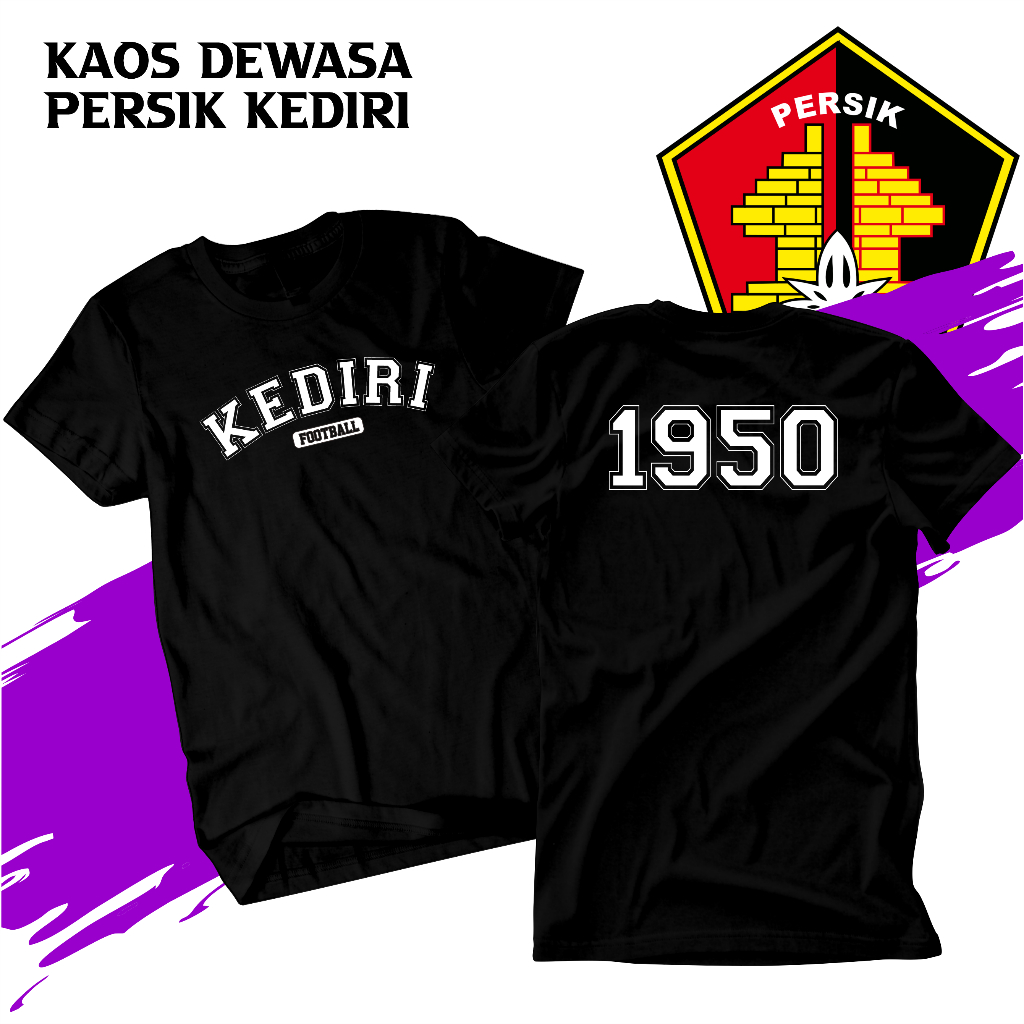 Kaos PERSIK Kediri 1950 Macan Putih Laskar Jayabaya starmils 10946C mastercloth_ terbaru