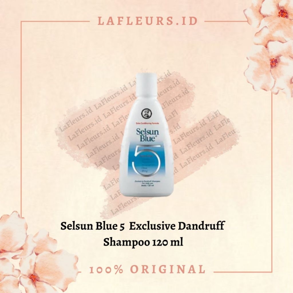 Selsun Blue 5 Shampoo 120ml / Selsun Blue Five Shampo / Sampo Rambut berketombe / Shampo Selsun Anti