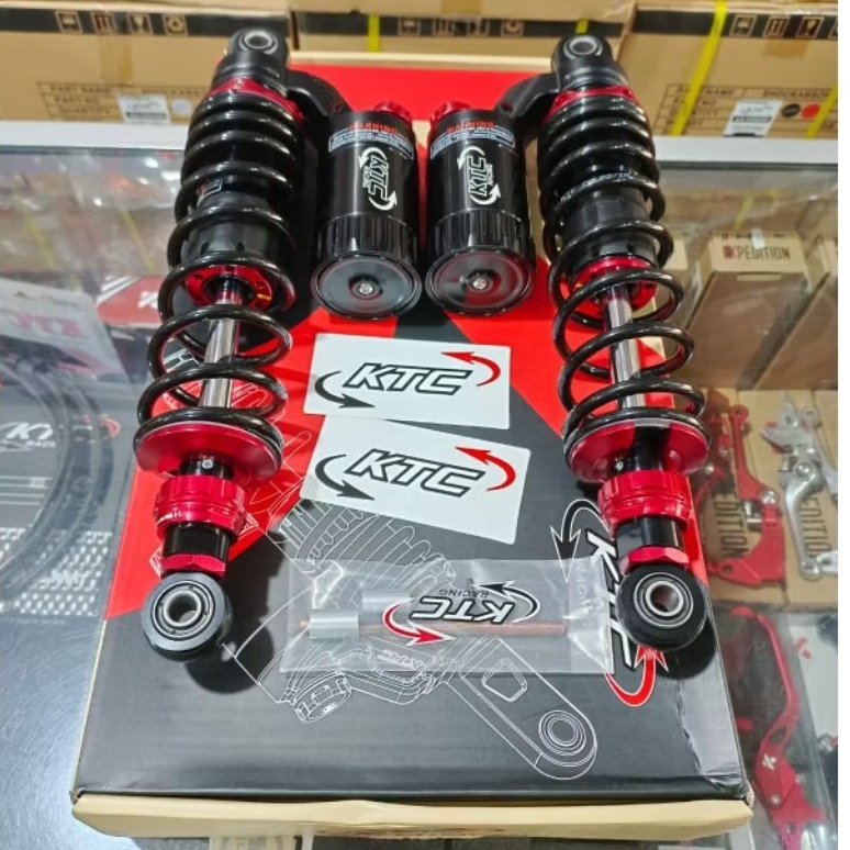 shock ktc racing extreme 340mm universal kawasaki w175/ rx king 135/ shock ktc extrim kharisma karis