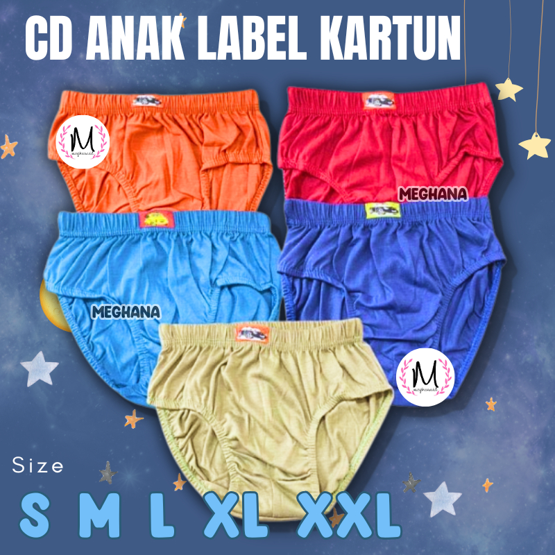 Cd Anak Laki -Laki Murah , Sempak Anak Laki Polos  , Sempak Label