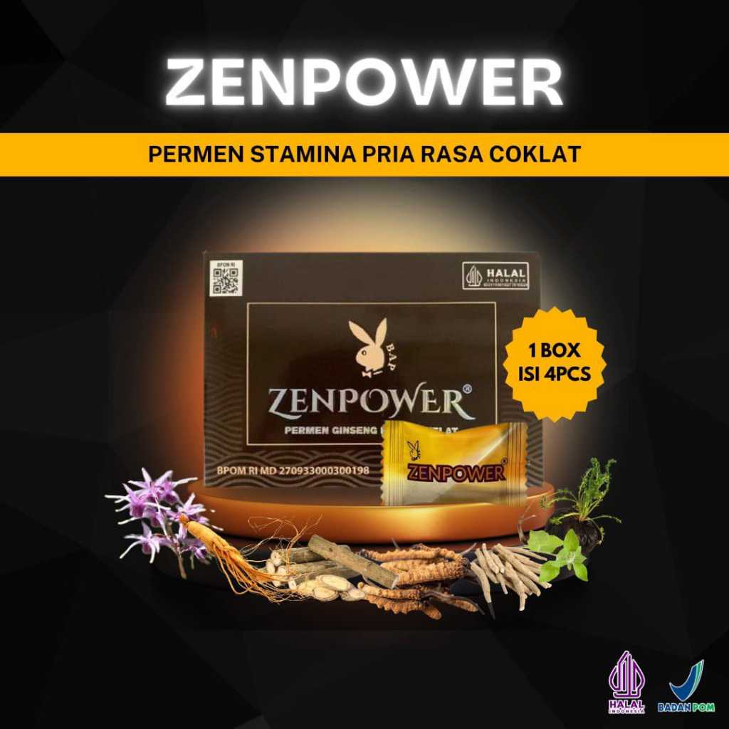

zenpower permen staina pria 1 box