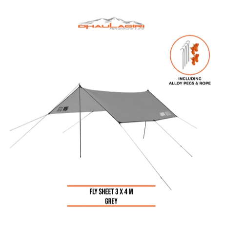 Dhaulagiri - Dhaulagiri Flysheet 3M X 4M/ Shelter Pelindung Tenda