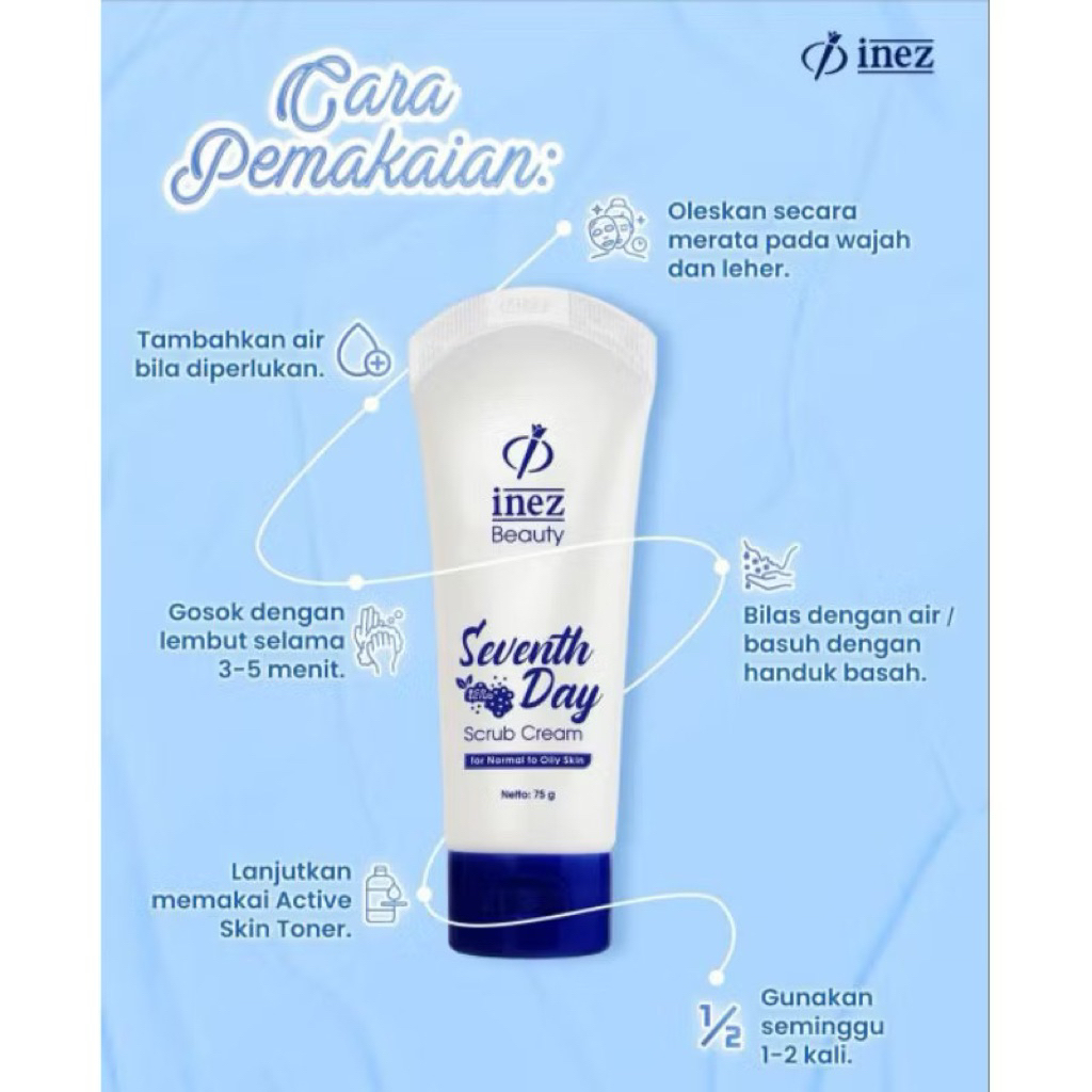 inez sevenday scrub cream