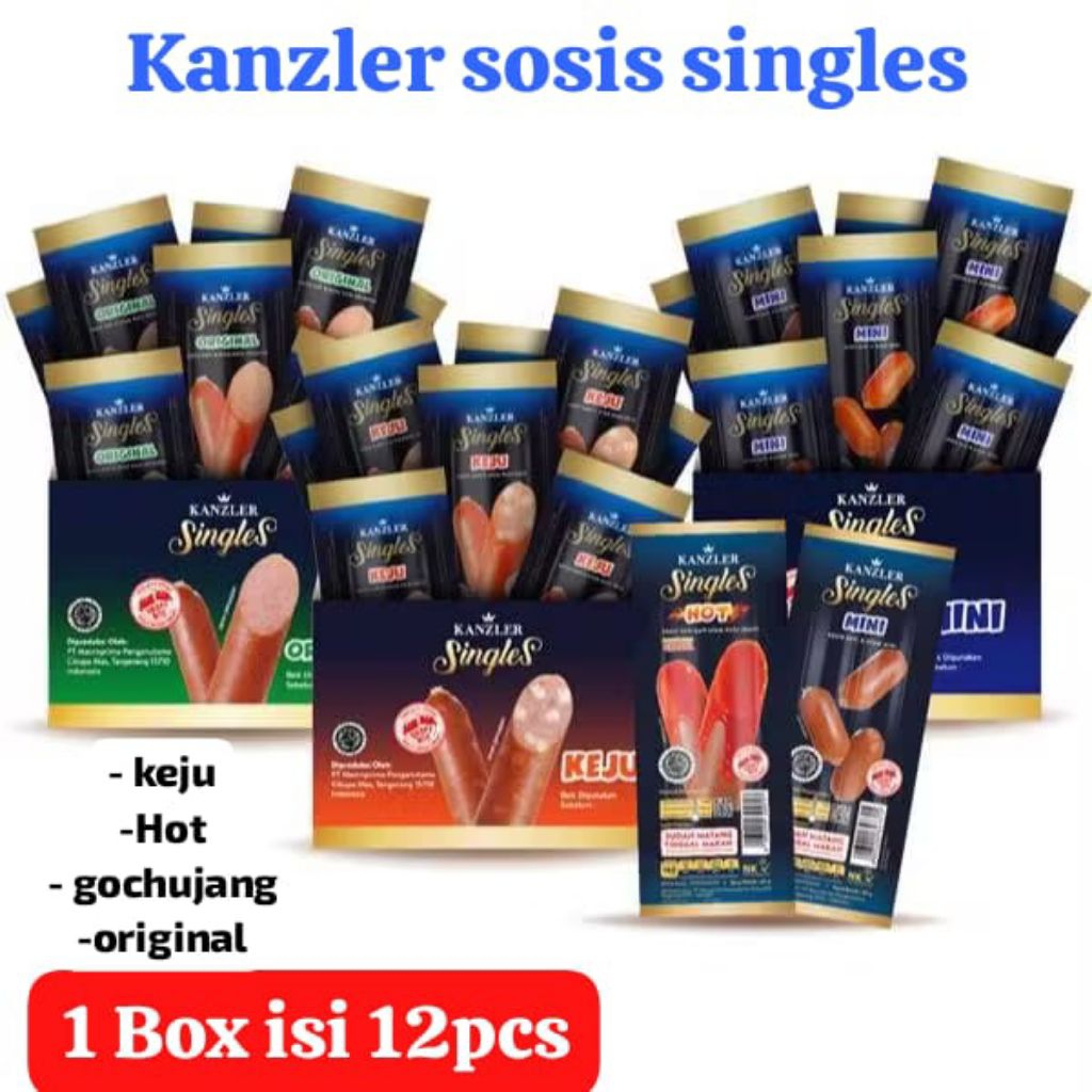 

Sosis Kanzler Singles All Varian Box Isi 12pcs