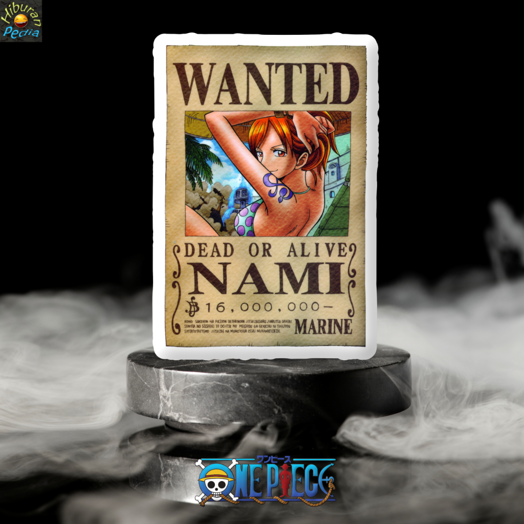 

Stiker Sticker Vinyl One Piece Anime - NAMI ( Cat Buglar )