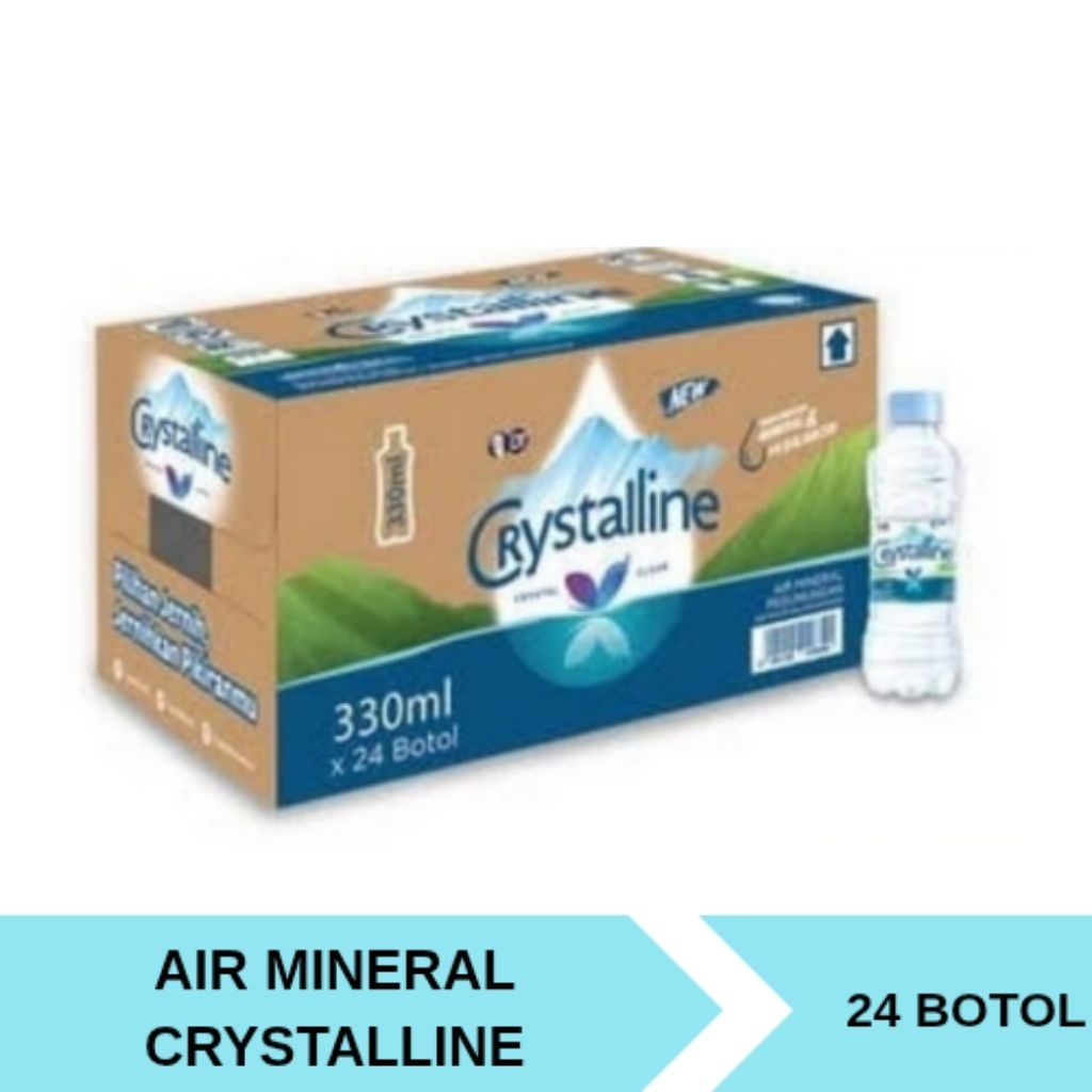 

AIR MINERAL CRYSTALLINE 330 ML 1 DUS ISI 24 BOTOL