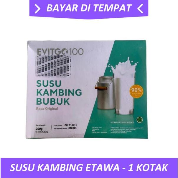 

Susu Kambing Etawa - Susu Kambing Premium - 1 Kotak 10 Sachet