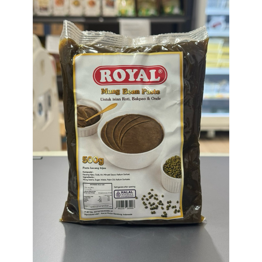 

ROYAL MUNG BEAN PASTE / selai kacang hijau 500gr