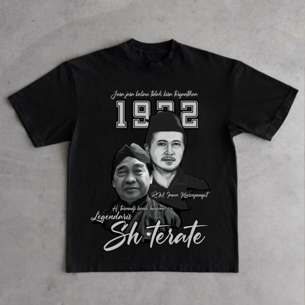 kaos legendaris sh terate kaos H.Tarmadji kaos RM.Imam Koesoepangat
