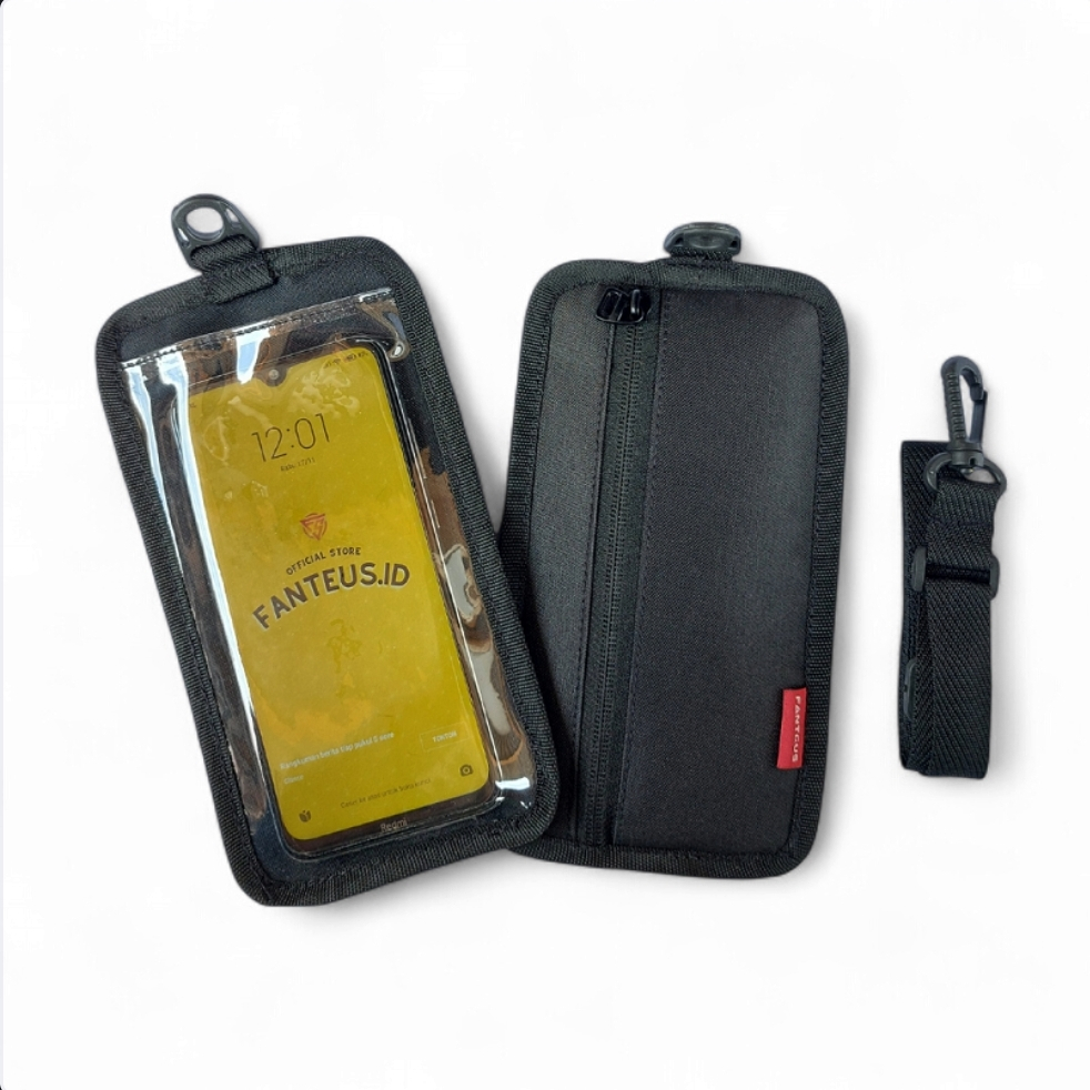 Fanteus Tas Hp Selempang Mini Pria Sling Bag Gantung Leher