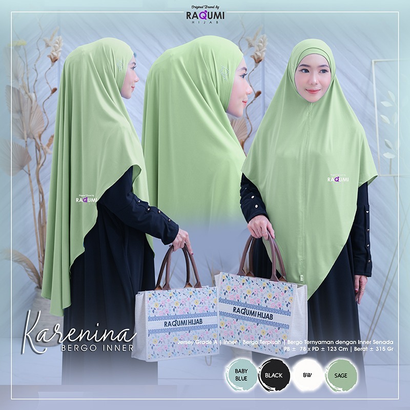 KARENINA BERGO INNER // HIJAB JERSEY BY RAQUMI HIJAB // KARENINA BERGO INNER // HIJAB INNER // HIJAB