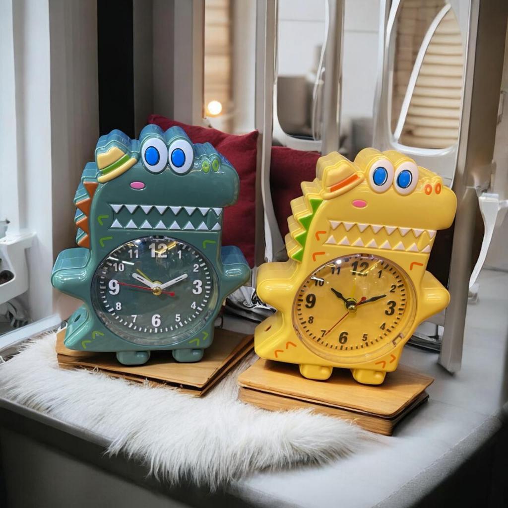 WEKER ALARM CLOCK BEKER JAM BANGUN ALARM ANAK ANAK KARAKTER KARTUN BUAYA CROCO MAN BEKER JAM ANGKA T