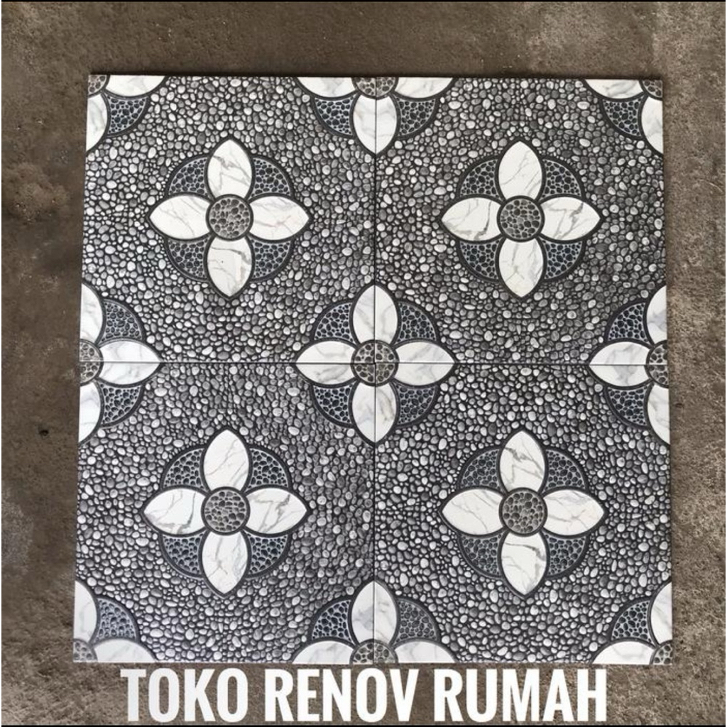 keramik lantai 40x40 motif batu (kasar)/ keramik garasi/ keramik teras/keramik kasar motif batu/kera