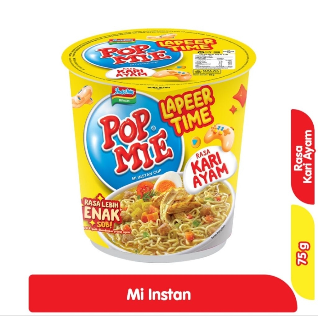 

POP MIE KUAH ISI 2 PCS ALL VARIAN | KARI AYAM | SOTO AYAM | BASO | AYAM