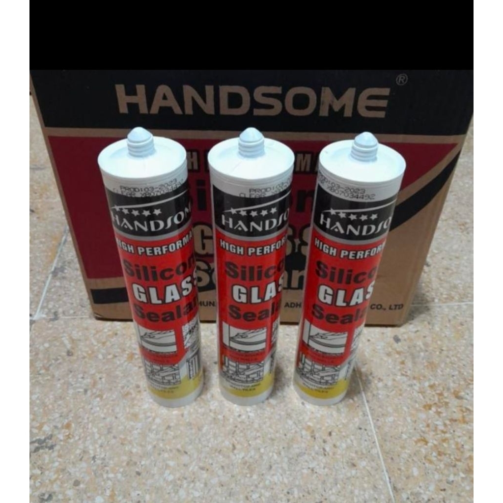 Lem Kaca Botol Handsome Sealant Sealan Silikon