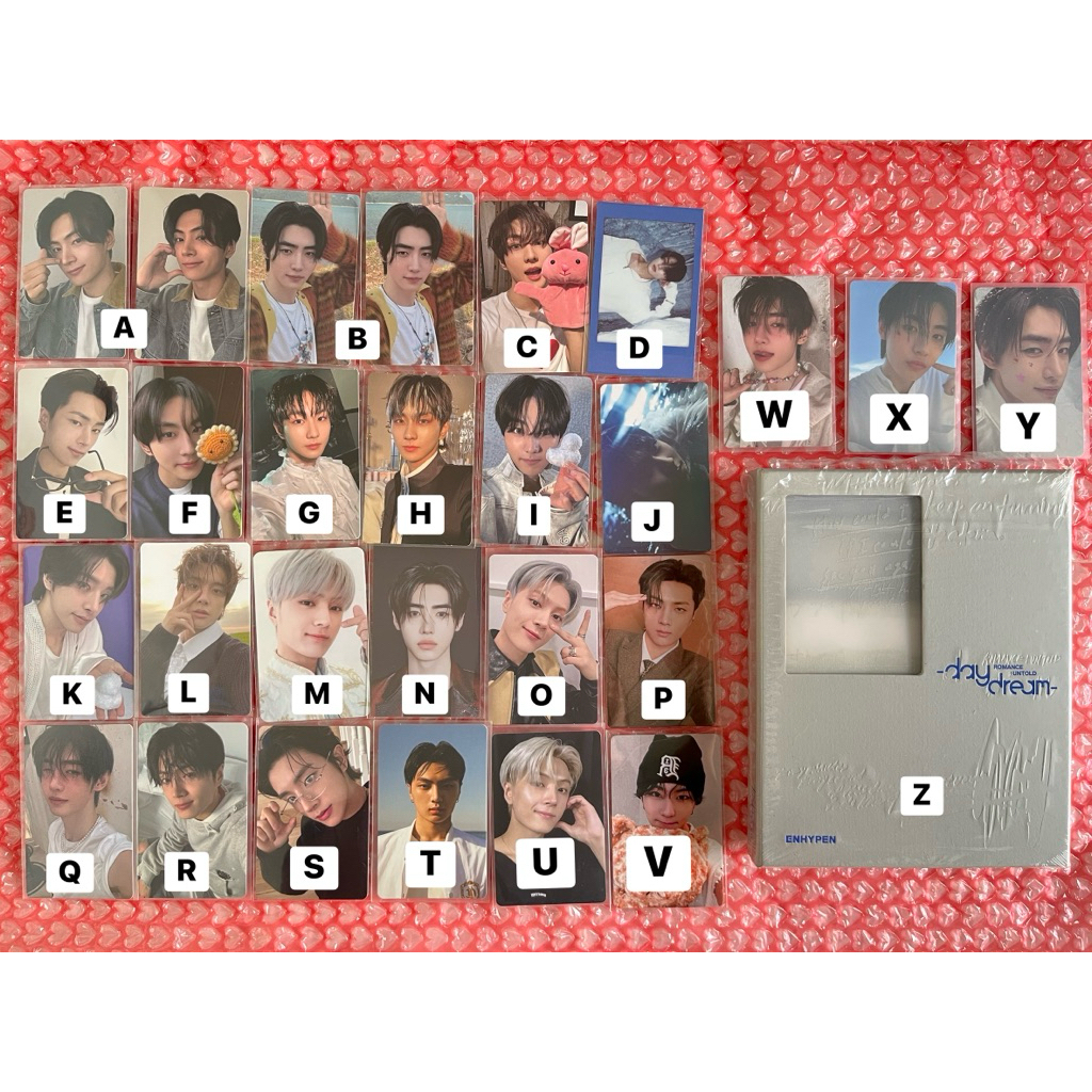 ready stock pc photocard enhypen heeseung jay jake sunghoon sunoo jungwon ni-ki