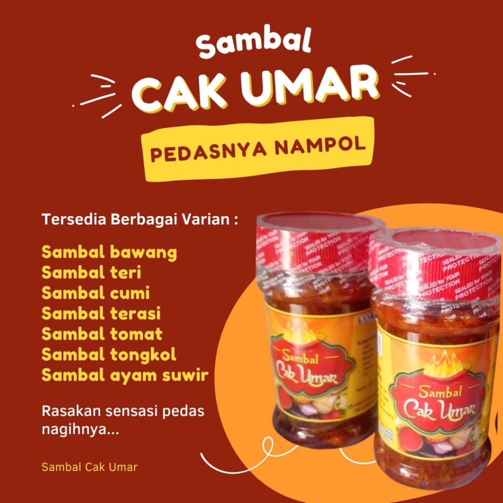 

sambal cumi,teri,ayam suwir,terasi,bawang,dll