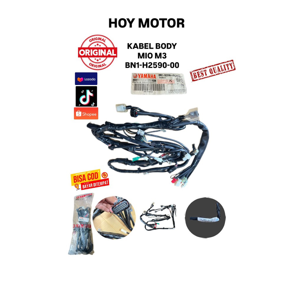 KABEL BODY BODI ORIGINAL MOTOR YAMAHA MIO 125 M3 BN1-H2590-00