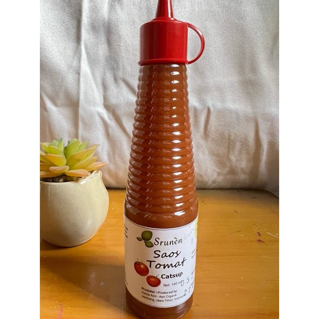 

Saos Tomat Asli Natural Alami Organik Srunen 140 ml