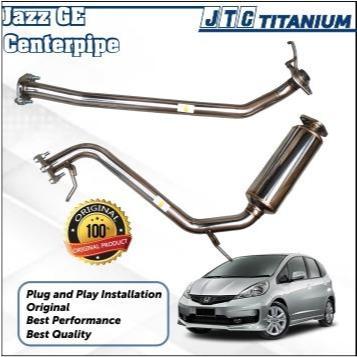 Exhaust Muffler Knalpot JTC titanium Centerpipe Honda JAZZ GE8