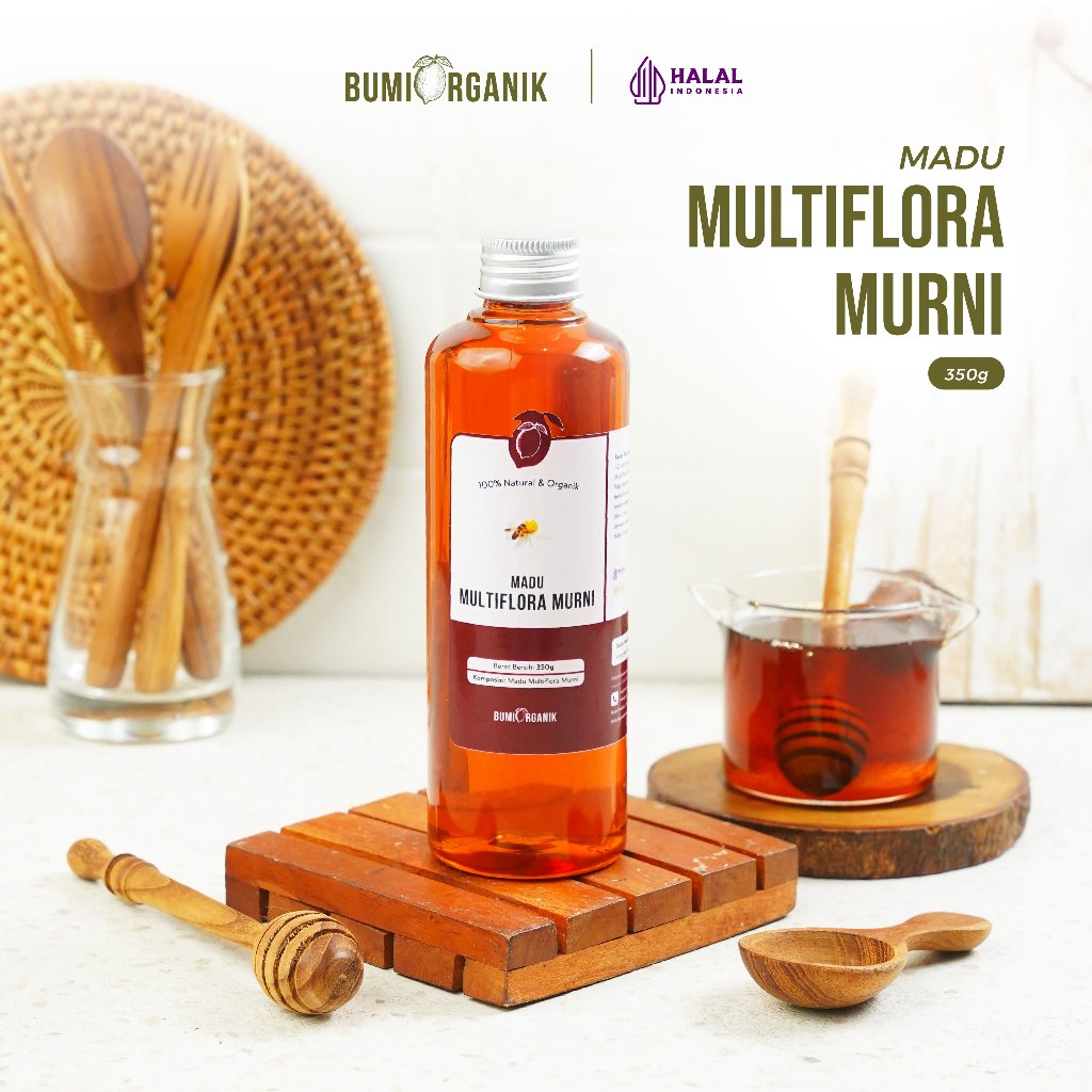 

MADU MULTIFLORA SUPER ASLI 350GRAM BUMI ORGANIK ORIGINAL ALAMI TANPA CAMPURAN APAPUN RAW HONEY MINUMAN HERBAL KESEHATAN MADU MULTIFLORA UNTUK DIET HARGA GROSIR HNI ATTAUBAH AL HIDAYAH ATTAUBAH HPAI DARIBUMI NUTRIFARM BEORGANIK BEST HONEY SAFIYA MADU TAVA