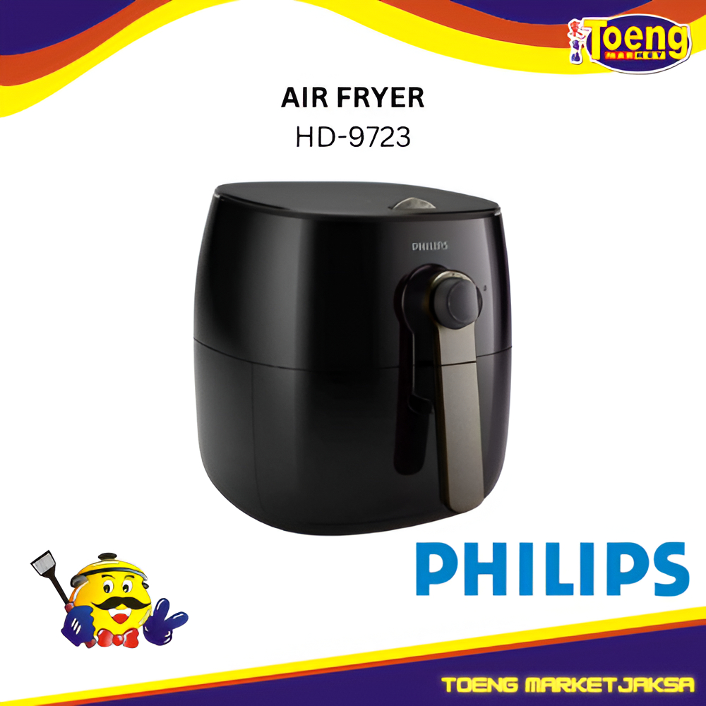 Penggorengan Listrik Tanpa Minyak - AIR FRYER HD-9723 PHILIPS