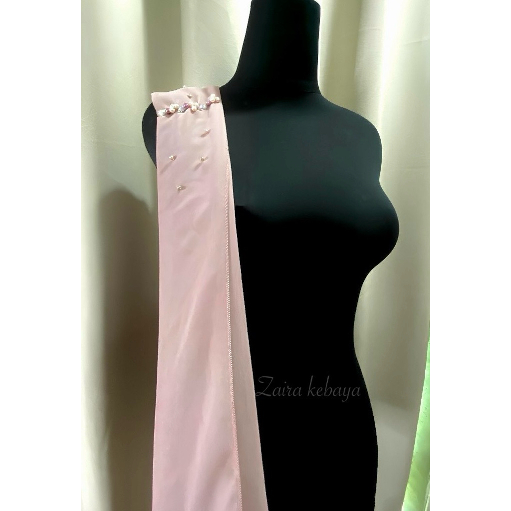 SLAYER KEBAYA/  PUNDAK/ SELENDANG PUNDAK/ SELENDANG KEBAYA ( hanya selendang )