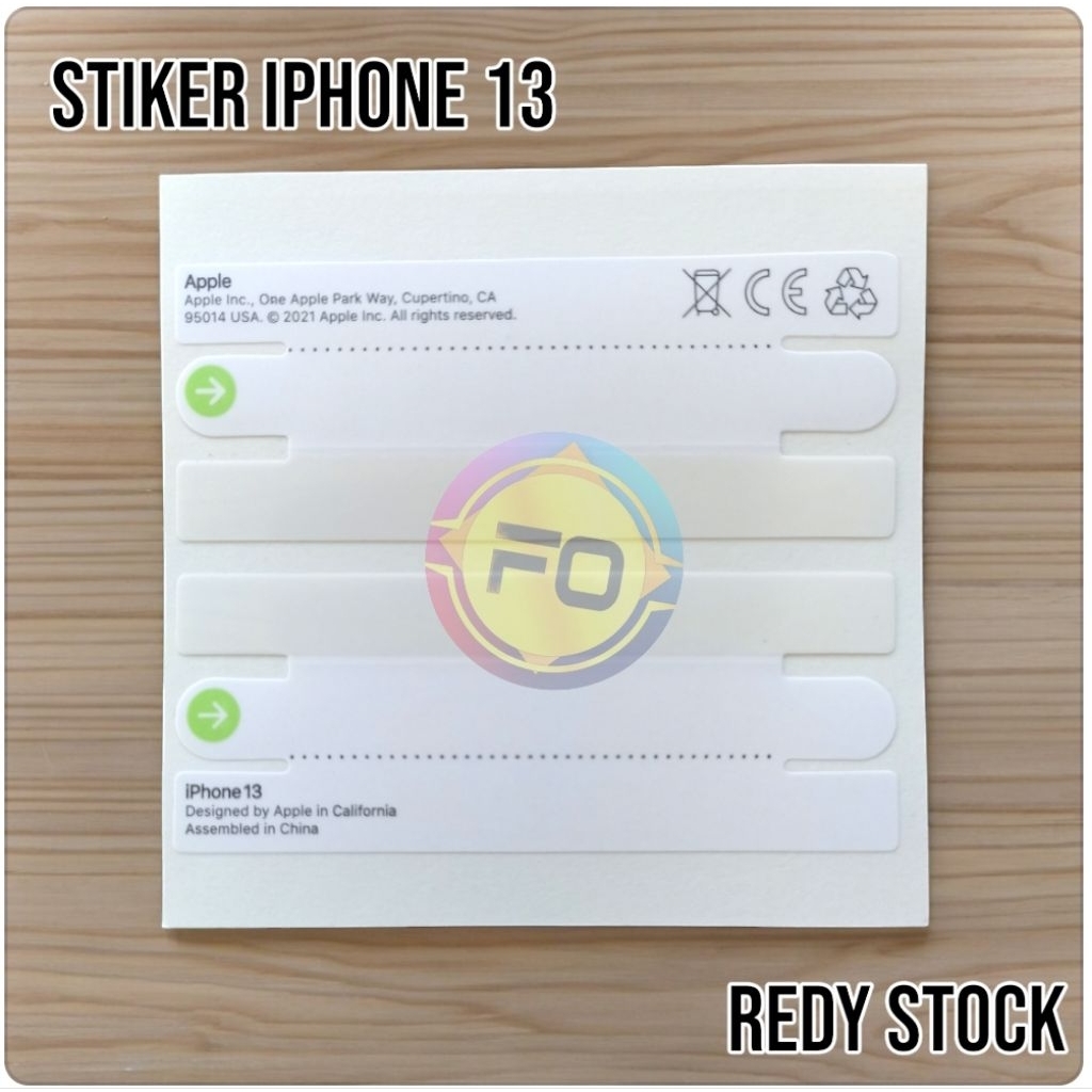 

STIKER SEGEL IPHONE 13 - SIAP KIRIM