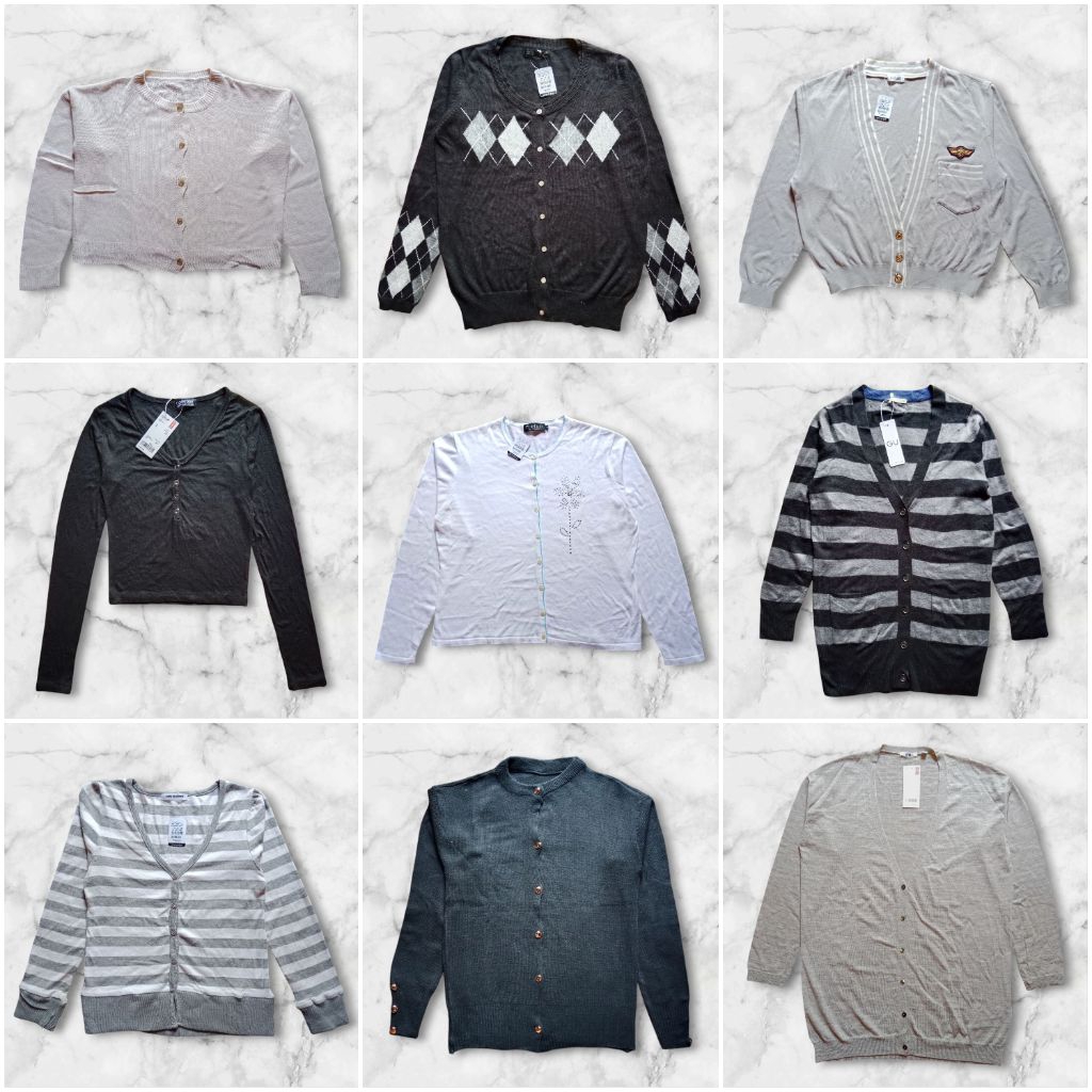 Cardigan Rajut Outer Knit Unisex / Pria Wanita