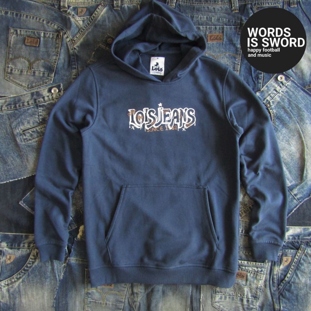 LOIS JEANS HOODIE NAVY - KSLS2356 -