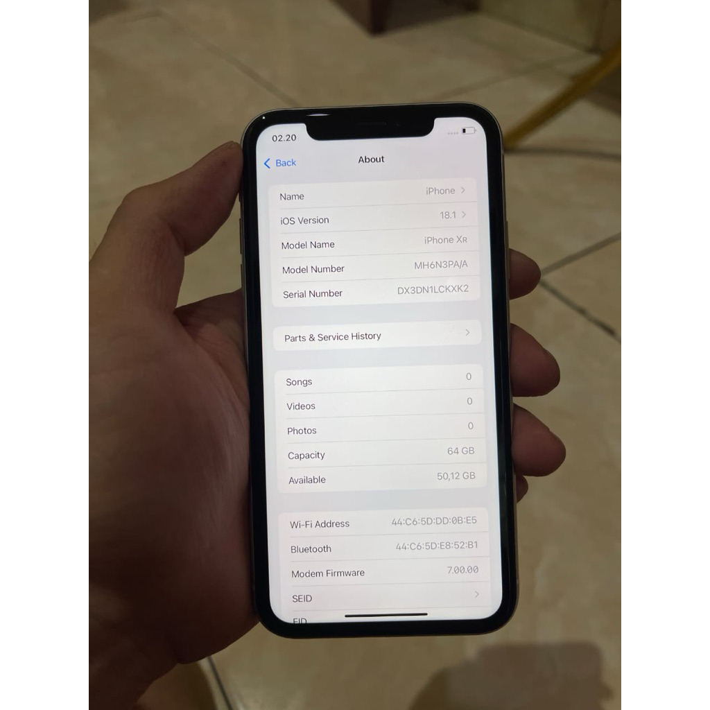 Iphone XR 64gb bekas ORI IBOX
