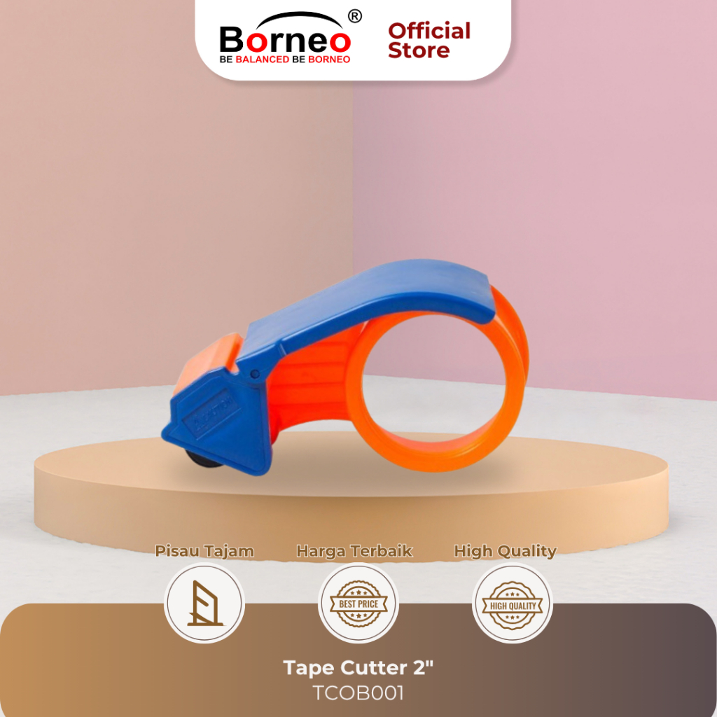 Tape Cutter Borneo 2 - Alat Pemotong lakban Cutter Lakban