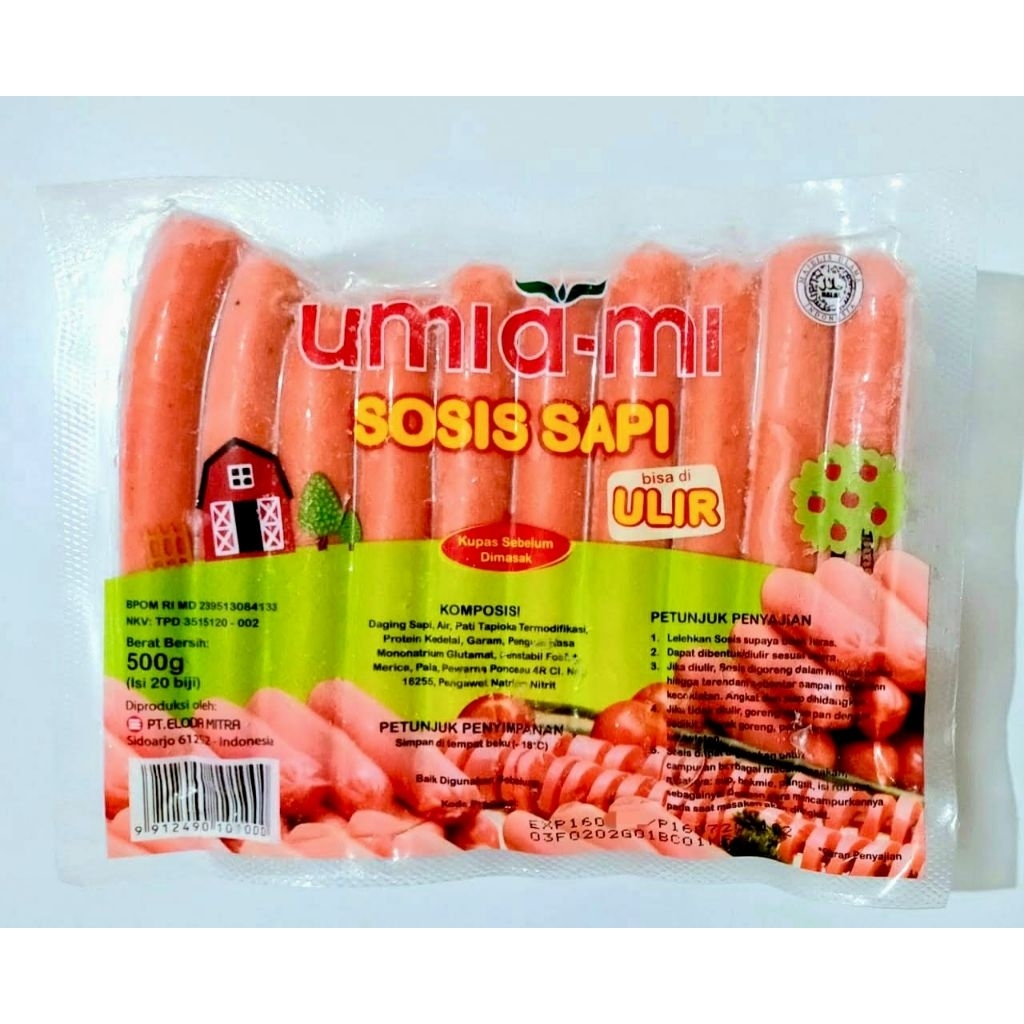 

Umiami Sosis Ayam / Sapi 500gr
